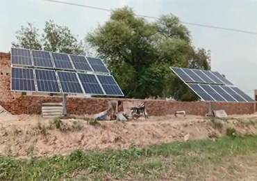Sistema di pompaggio dell'acqua fotovoltaico da 11kW in Pakistan
