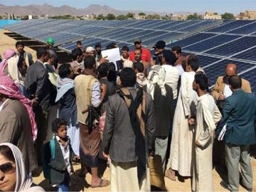 Sistema di pompe solari da 100kw in Yemen