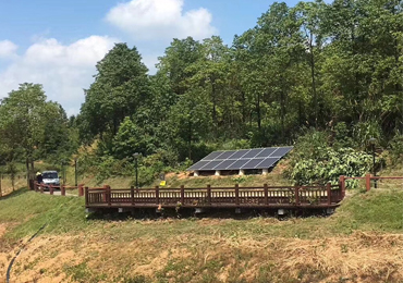  2.2kw sistema di pompe solari in Jiangxi istituto di conservazione del suolo e dell'acqua