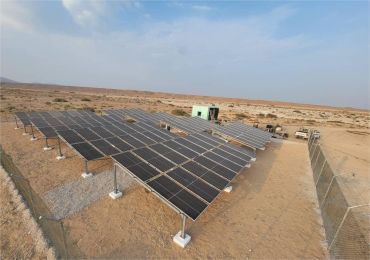 Sistema di pompaggio solare da 55 kW nello Yemen